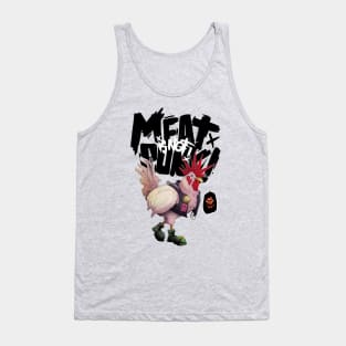 Meat is not punk! Chicken version Tank Top